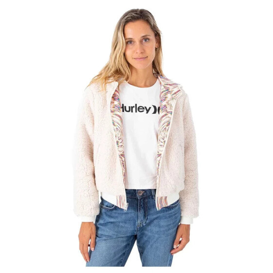 HURLEY Reversible Sherpa bomber jacket