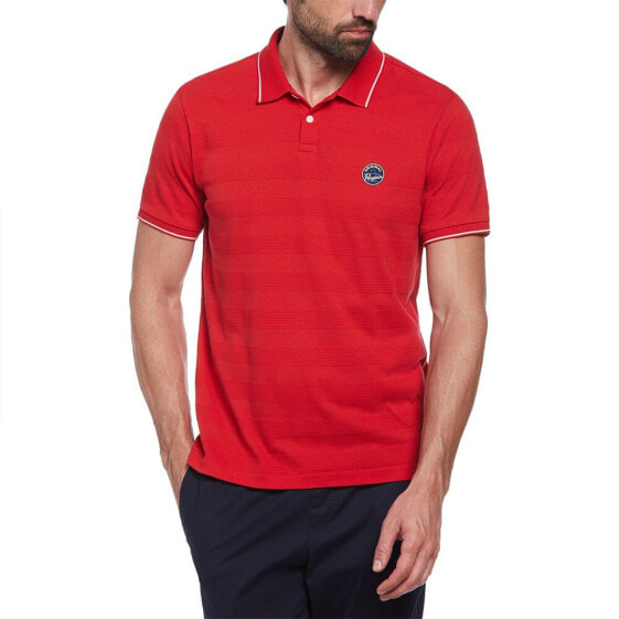 ORIGINAL PENGUIN Honeycomb Ao Jacquard short sleeve polo