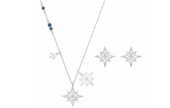 Swarovski 施华洛世奇 Symbol 星星造型项链耳钉套装 女款 #礼物 / Swarovski Symbol 5517182