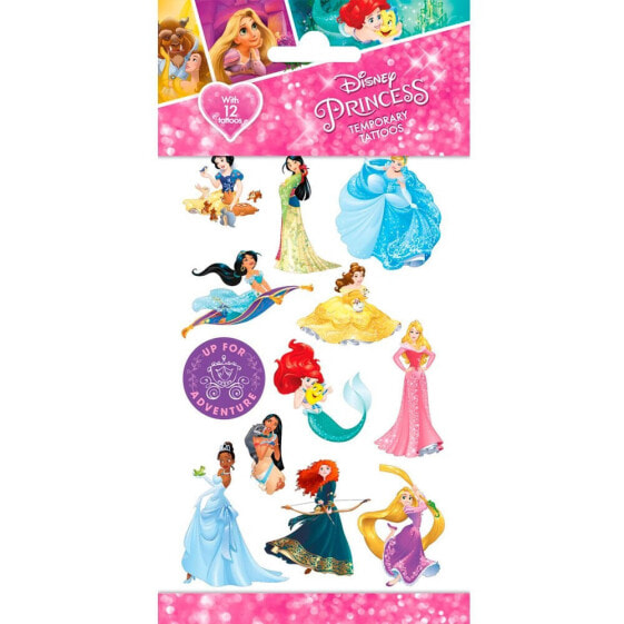 FUNNY PRODUCTS Blister Tattoos Disney Princesses