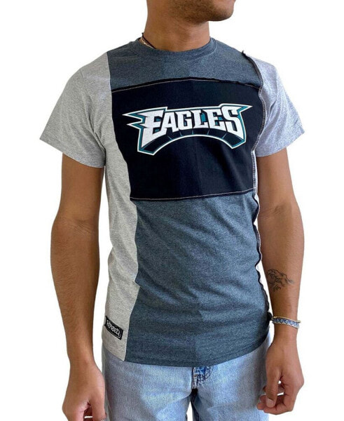 Men's Heathered Charcoal Philadelphia Eagles Split T-shirt
