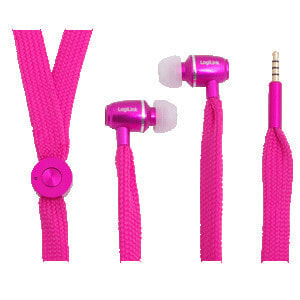 LogiLink HS0026 - Headset - In-ear - Calls & Music - Pink - Binaural - 1.1 m