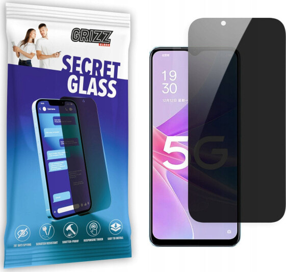 GrizzGlass Szkło prywatyzujące GrizzGlass SecretGlass Oppo A58x 5G