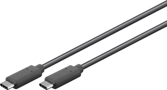 Wentronic 66509, 3 m, USB C, USB C, USB 3.2 Gen 1 (3.1 Gen 1), 5000 Mbit/s, Black