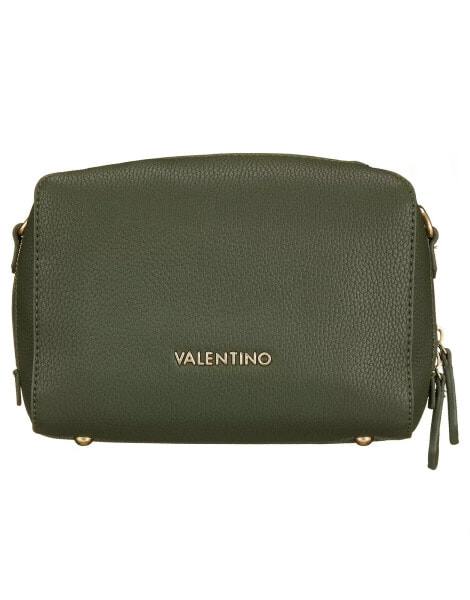 Valentino Pattie camera crossbody bag in gunmetal