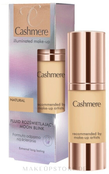 Aufhellendes Gesichtsfluid - Dax Cashmere Illuminated Make-up Fluid Moon Blink Natural