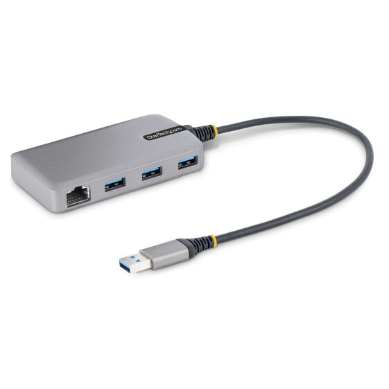 StarTech.com 3-PORT USB HUB W/GBE PORTABLE