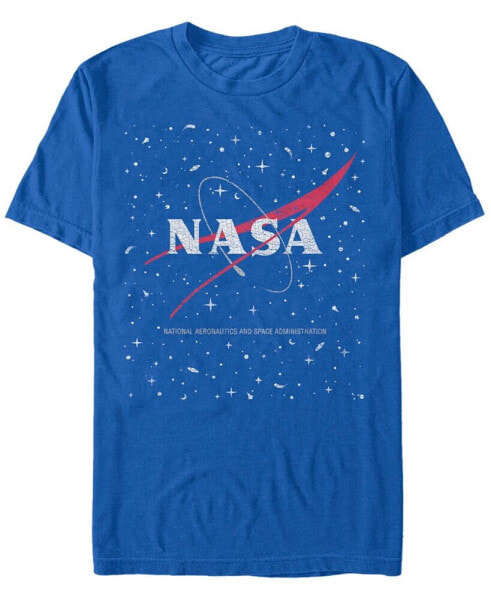 NASA Men's Star Base Logo Short Sleeve T- shirt