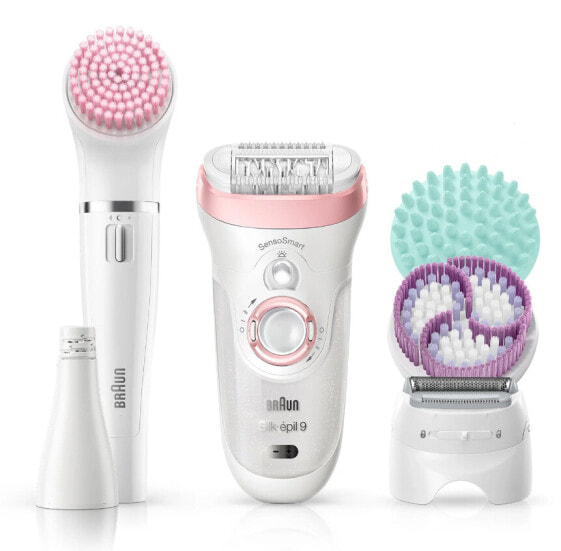 Эпилятор Braun Silk-épil 9 Beauty Set 9 - Pink,White - Battery - 1 h - 50 min - 12 V