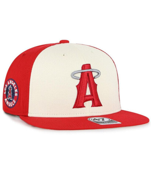 Men's Red Los Angeles Angels City Connect Captain Snapback Hat