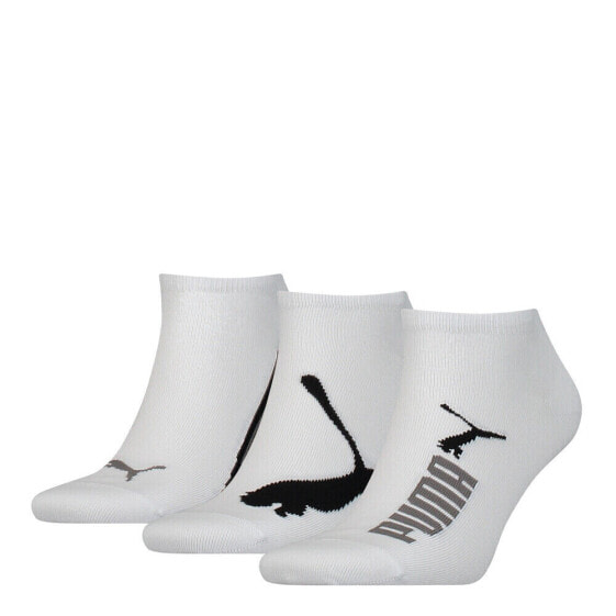 Белые мужские носки (пачка из 3 штук) Puma 3Pack LowCut для размера 7-9