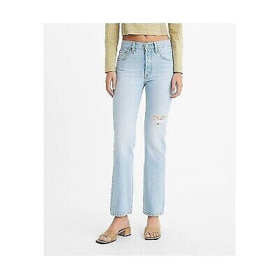 Levi's Women's 501 High-Rise Straight Jeans - She's Crafty 32