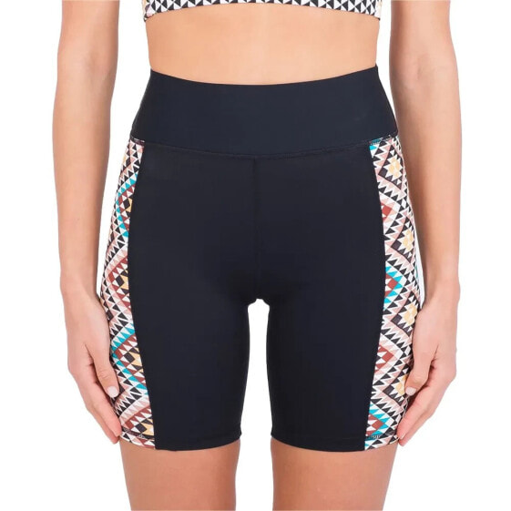 HURLEY Mosaic Geo Long Line Surf Bikini Bottom