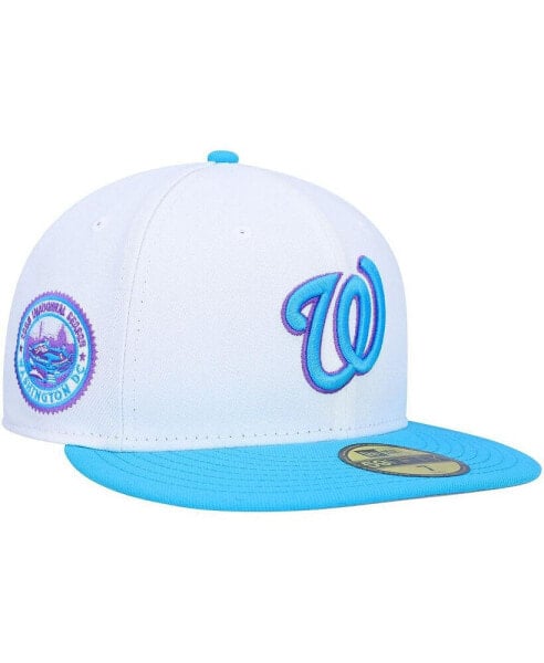 Головной убор из фиттинга New Era Washington Nationals 2008 Inaugural Season Vice 59FIFTY Белый.