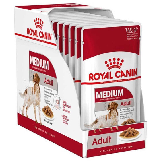 ROYAL CANIN Medium Adult 140g Wet Dog Food 10 Units