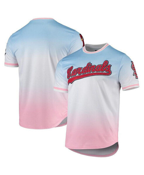 Men's Blue, Pink St. Louis Cardinals Ombre T-shirt
