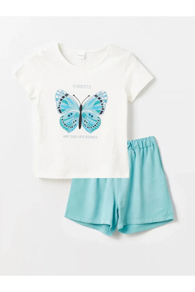 Пижама LCW ECO Bike Print Girl Set