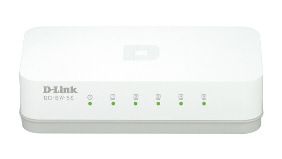 D-Link GO-SW-5E/E - Unmanaged - Fast Ethernet (10/100) - Full duplex