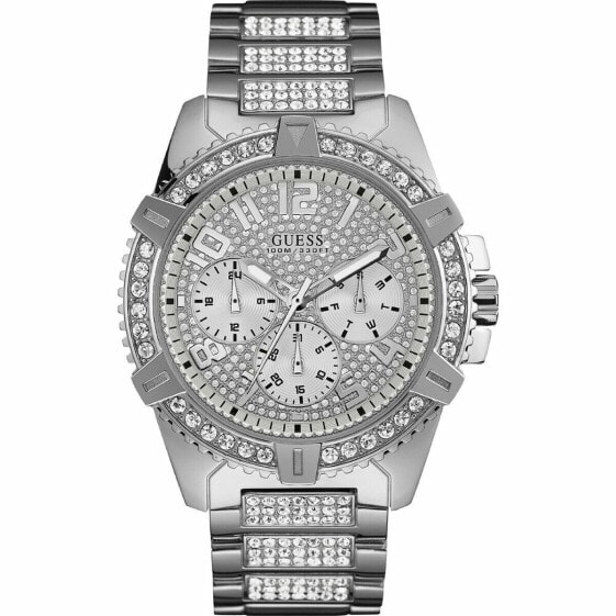 Мужские часы Guess W0799G1 Серебристый (Ø 48 mm)