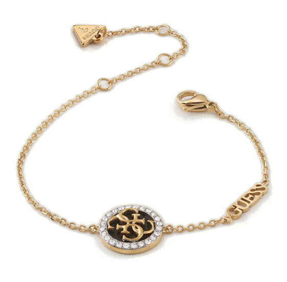 Lovely Gold Plated Life In 4G Bracelet JUBB02149JWYGBK