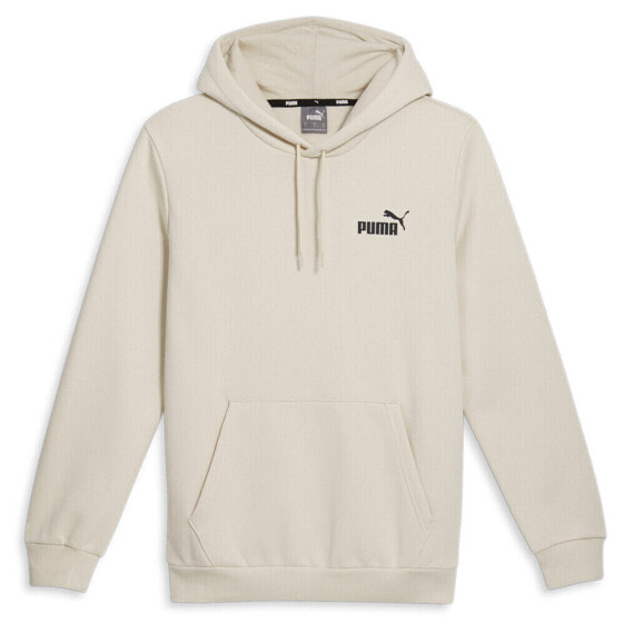 Puma Essentials Small Logo Hoodie Mens Beige Casual Outerwear 67805787