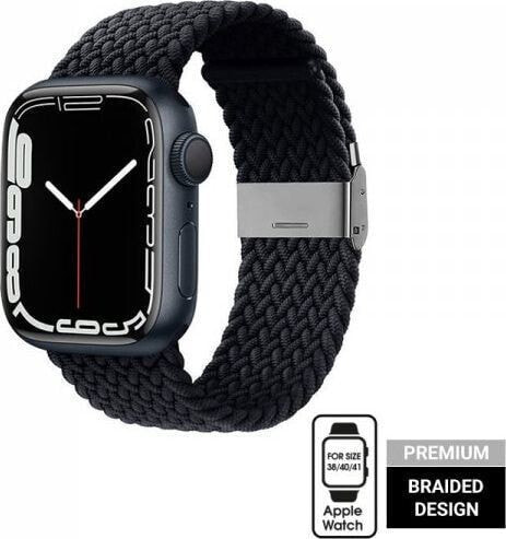 Crong Pasek pleciony Crong Wave Band do Apple Watch 38/40/41 mm grafitowy