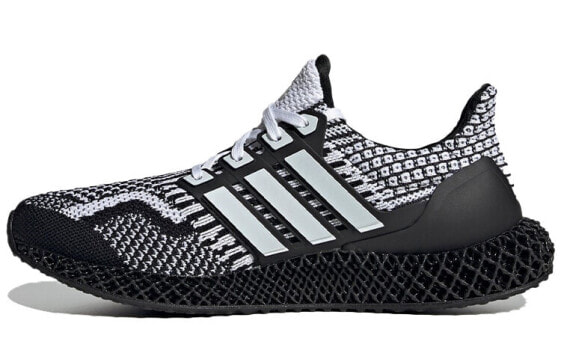 Кроссовки Adidas Ultraboost 4D 5.0 для мужчин, цвет черно-белый
