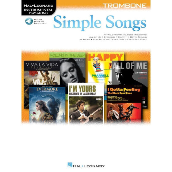 Hal Leonard Instrumental Play-Along: Simple Songs - Trombone