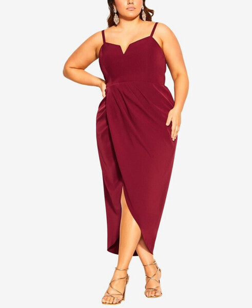 Plus Size Sassy V Dress