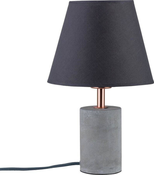 Lampa stołowa Paulmann Neordic Tem Lampa stołowa max. 1x20W E27 230V Szary/Miedziany Tkanina/Beton/Metal