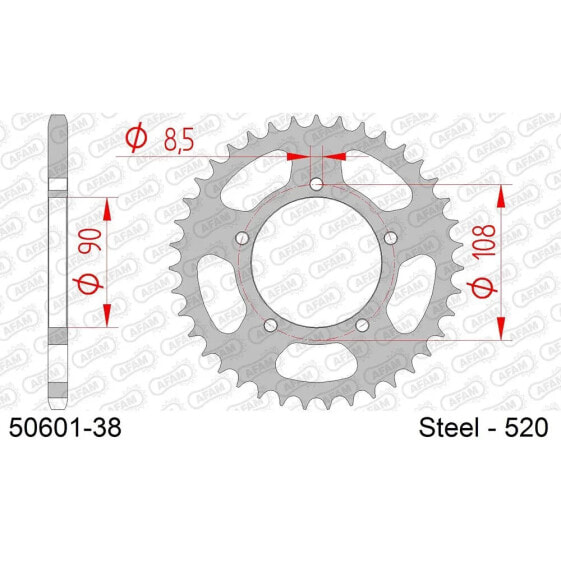 AFAM 50601 Rear Sprocket