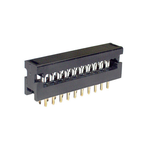 Econ Connect LPV25S16 - DIN 41651 - Black - Copper,Thermoplastic polyester (PBT) - 20 m? - 3 A - 6 mm