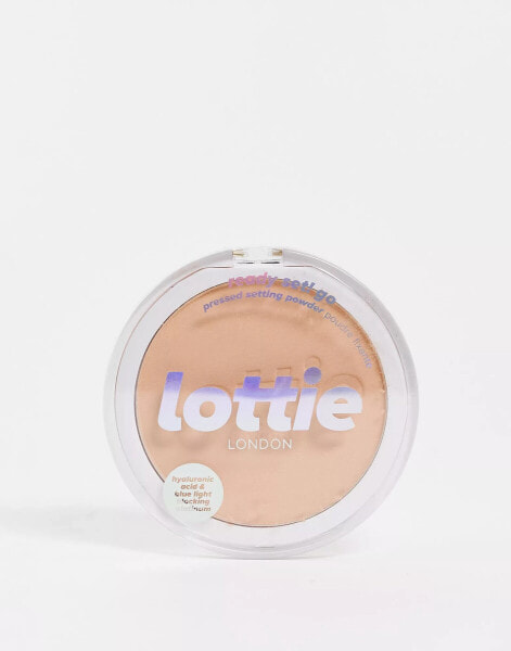 Lottie London Ready Set Go Pressed Powder - Warm Translucent