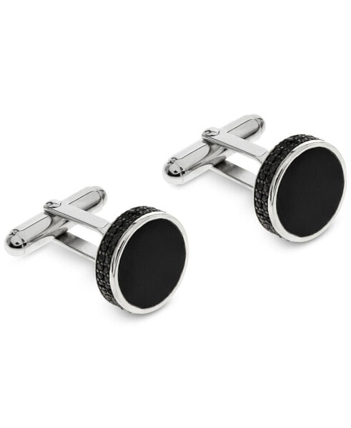 Sutton Sterling Silver Stone Cufflinks