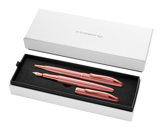 Pelikan Jazz Noble Elegance - Pink - Rose - 2 pc(s) - Ballpoint pen + Fountain pen