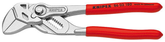 KNIPEX 86 03 180 - Slip-joint pliers - 1.2 cm - 3.5 cm - Chromium-vanadium steel - Plastic - Red