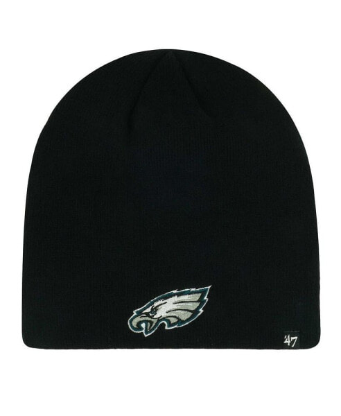 Men's Black Philadelphia Eagles Primary Logo Beanie