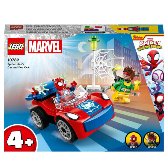 Конструктор пластиковый Lego Marvel Машина Человека-паука и Дока Ока 4+