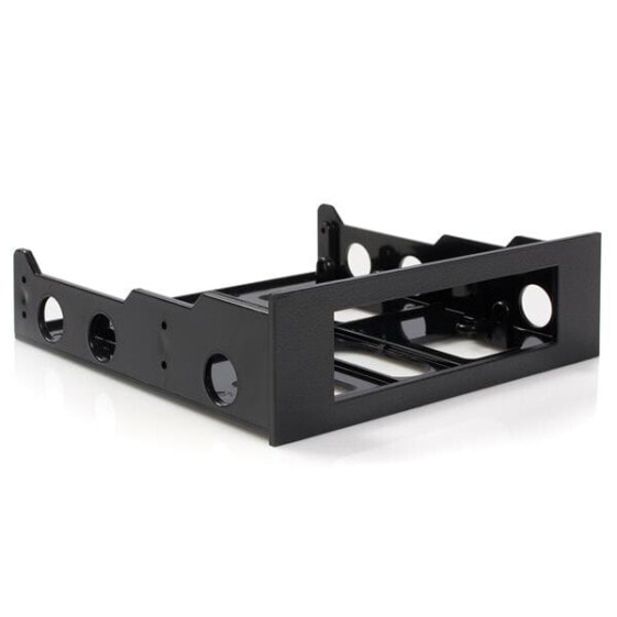 StarTech.com 3.5in Hard Drive to 5.25in Front Bay Bracket Adapter~3.5" to 5.25" Front Bay Mounting Bracket - 13.3 cm (5.25") - Bezel panel - 3.5" - Black - Plastic - 133.4 mm