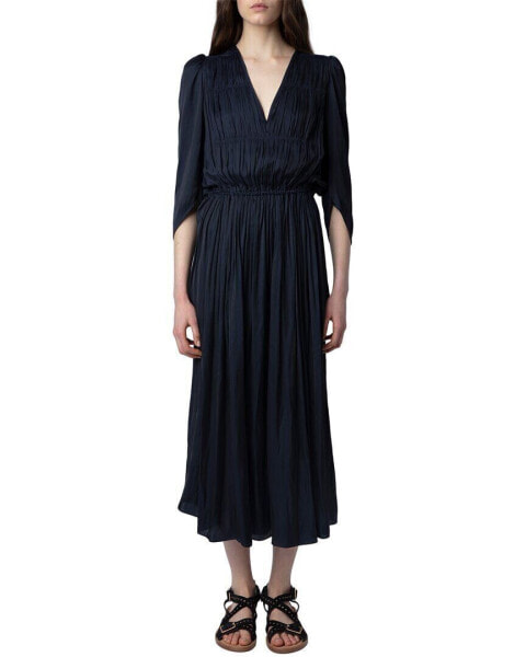 Zadig & Voltaire Ryoko Satin Maxi Dress Women's