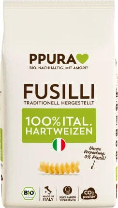 Nudeln, Fusilli aus italienischem Hartweizen, 500 g