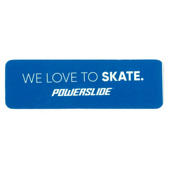 POWERSLIDE We Love to Skate Stickers