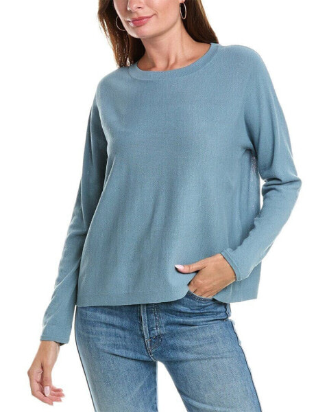 Eileen Fisher Round Neck Wool Top Women's