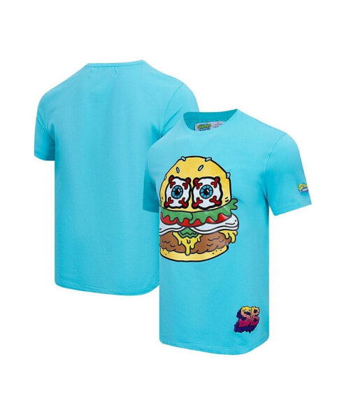 Men's Aqua SpongeBob SquarePants Kraby Patty Bob T-Shirt