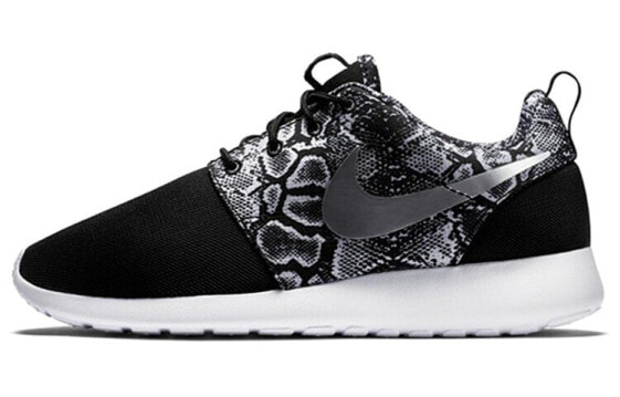 Nike Roshe Run Black Python Sneakers 599432-003