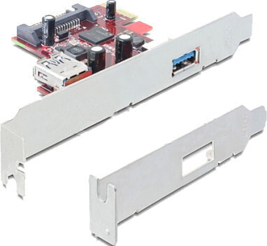 Delock PCI Expr Card 1x USB3.0 ext+ int+ LowProf - Digital - USB 2.0
