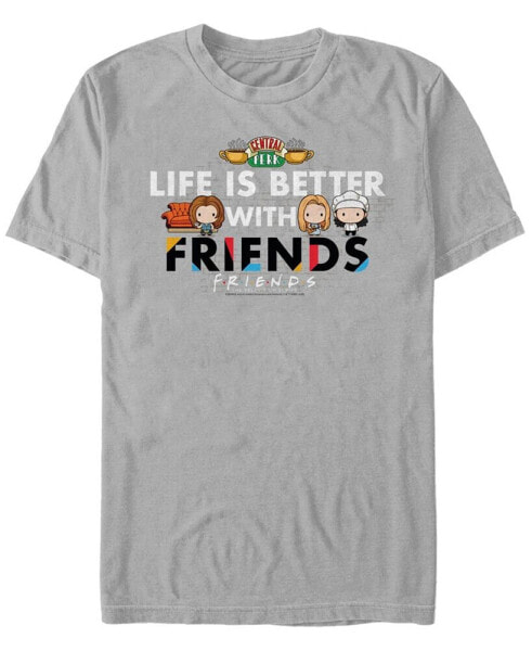 Men's Friends Life is Better Short Sleeve T-shirt