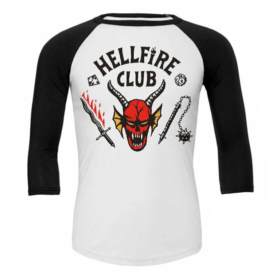Футболка с длинным рукавом HEROES Official Stranger Things 4 Hellfire Club