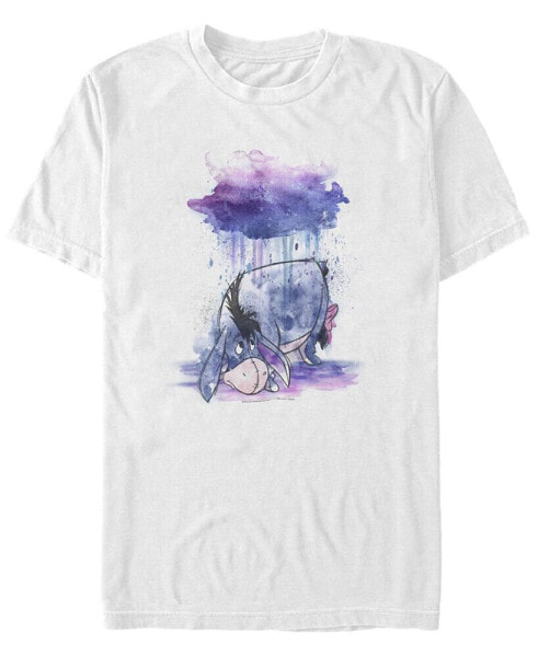 Men's Watercolor Eeyore Short Sleeve T-Shirt