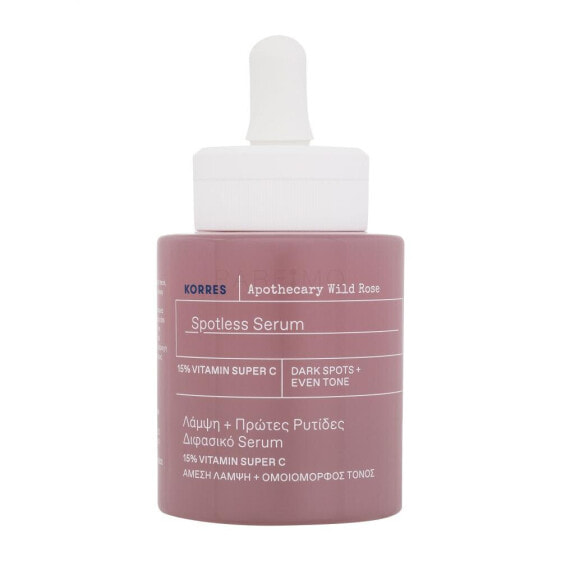 Korres Apothecary Wild Rose Spotless Serum 30 ml gesichtsserum Feine Linien & Falten für Frauen